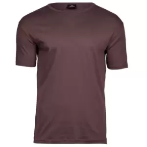 image of Tee Jays Mens Interlock Short Sleeve T-Shirt (M) (Grape)