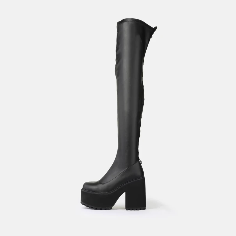 Image of Buffalo Over-the-knee boots For Her Buffalo Killah Noir Female 38