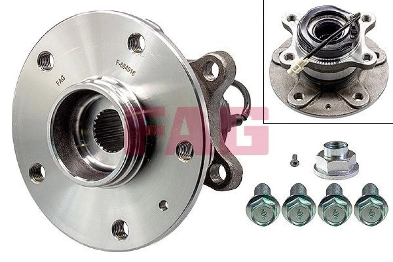 Image of Wheel bearing kit FAG 713 6237 40