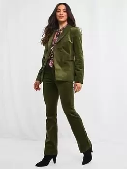 Image of Joe Browns Joe Browns Amazing Cord Blazer -khaki, Khaki, Size 8, Women
