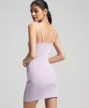 Image of Superdry Vintage Cami Lace Mini Dress
