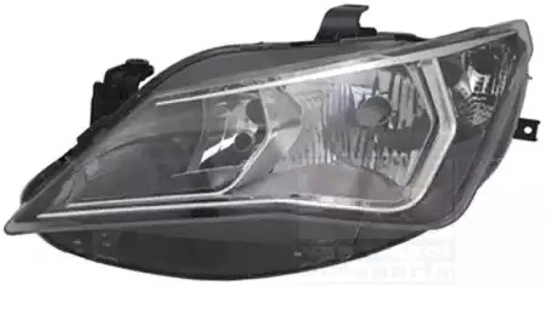 Image of VAN WEZEL 4924963 Headlights H7/H7, Left, without motor for headlamp levelling Headlight (259)