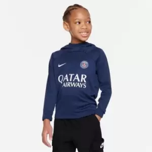 image of Nike Saint-Germain Academy Pro Little Kids Nike Dri-FIT Soccer Pullover Hoodie - Blue