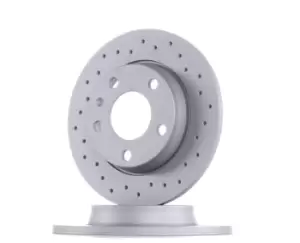 Image of ZIMMERMANN Brake disc 100.1244.52 Brake rotor,Brake discs AUDI,SEAT,A4 Avant (8ED, B7),A4 Avant (8E5, B6),A4 Limousine (8E2, B6)