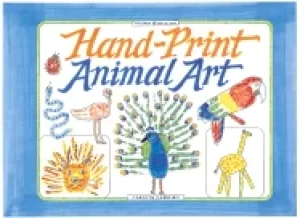 Image of hand print animal art