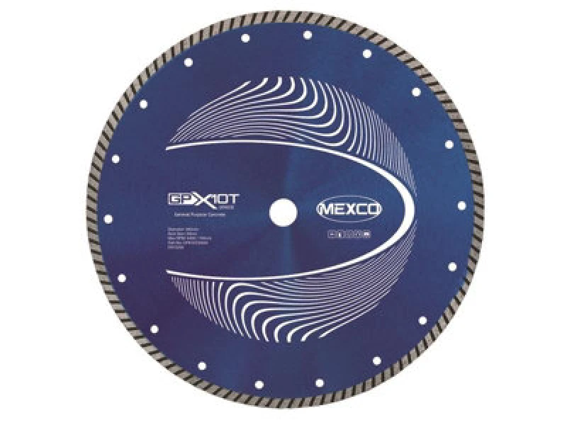 Image of Mexco Gpx10T30020 Gp Concrete Turbo Diamond Blade 300 X 20mm Mexgpx10T300