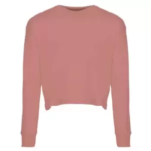 Image of Next Level Womens/Ladies Long-Sleeved T-Shirt (M) (Desert Pink)
