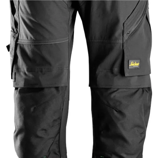 Image of Snickers FlexiWork Work Trousers+ - Black - 44