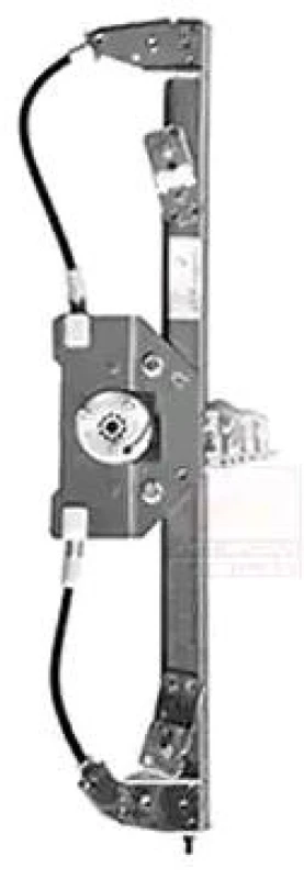 Image of VAN WEZEL 1607264 Window regulator Right Front, Operating Mode: Electric, without electric motor Window Winder (1561)