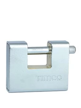 image of Timco Armoured Rectangular Padlock - 90Mm