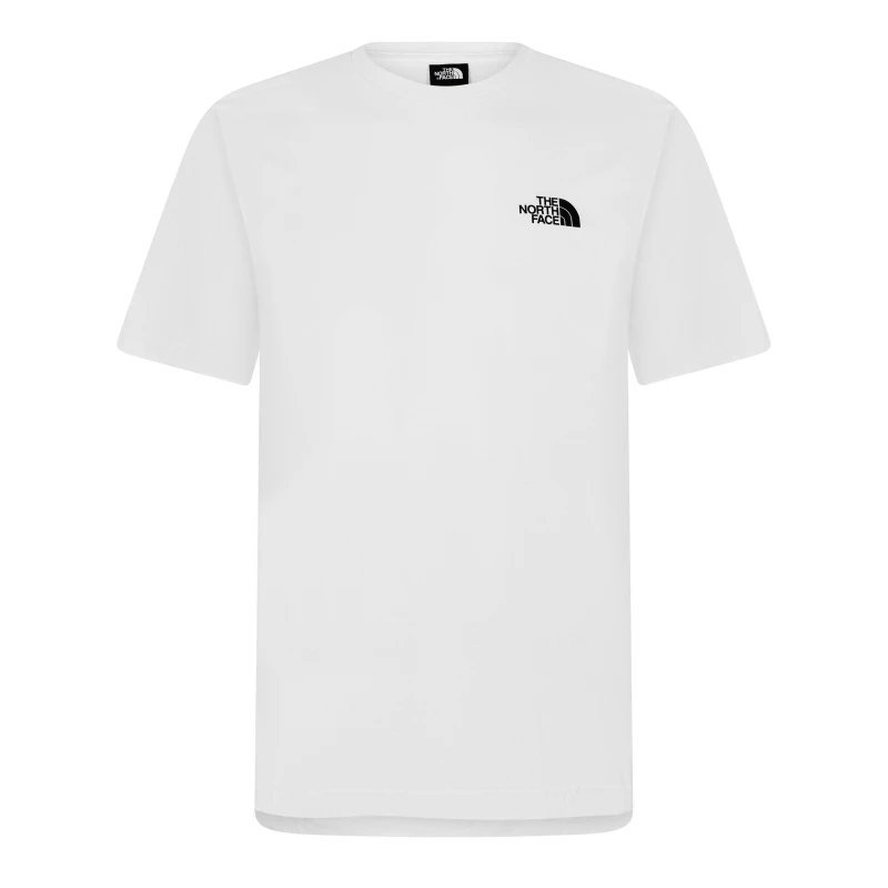 Image of The North Face Regular Fit Simple Dome T-Shirt Mens TNF White male Small
