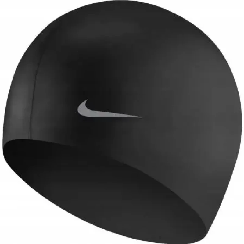 Image of Children's silicone bathing cap Nike Swim Solid Noir Unisex TU