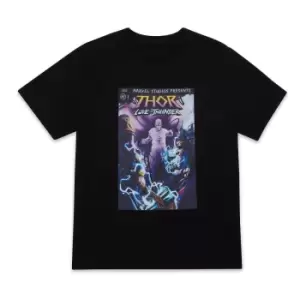 Image of Marvel Thor - Love and Thunder Gorr Comic Unisex T-Shirt - Black - XS