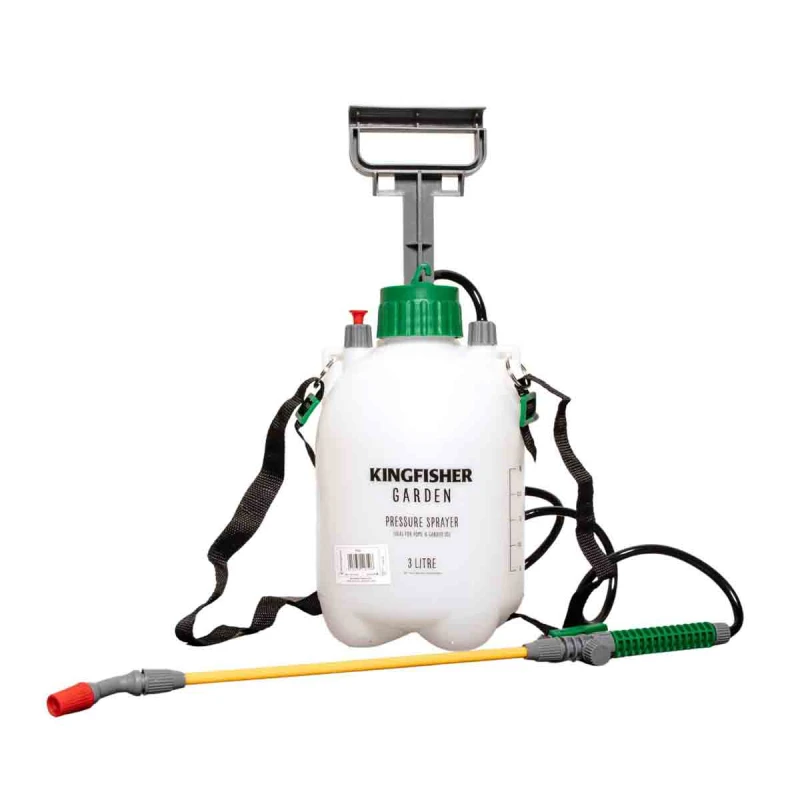 Image of Samuel Alexander 3 Litre Garden Weed Killer And Fertiliser Pressure Sprayer With Carry Strap