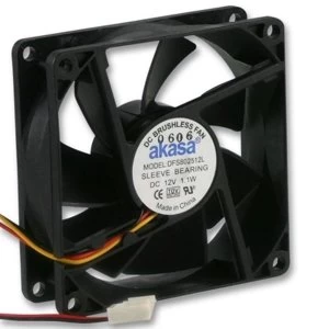 image of Akasa 80mm 1800RPM Black OEM Fan