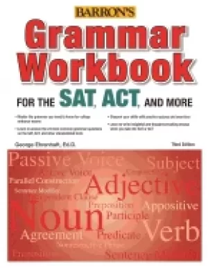 Image of grammar workbook for the sat act and more 3rd edition