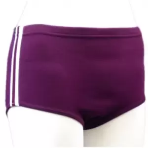 image of Carta Sport Mens Athletic Briefs (26R) (Maroon/White)