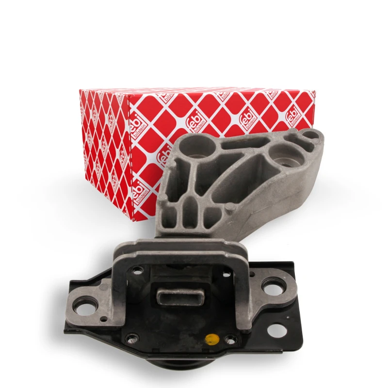 Image of FEBI BILSTEIN 29566 Engine mount Right, Hydro Mount Elastomer Engine Mounting (247)