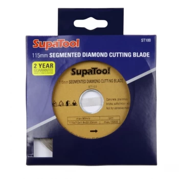 Image of SupaTool Diamond Cutting Blade 115mm