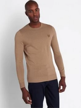 Image of Lyle & Scott Lyle & Scott Crew Neck Cotton Merino Jumper