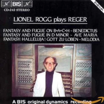 image of Rogg - Lionel Rogg Plays Reger (Rogg) CD