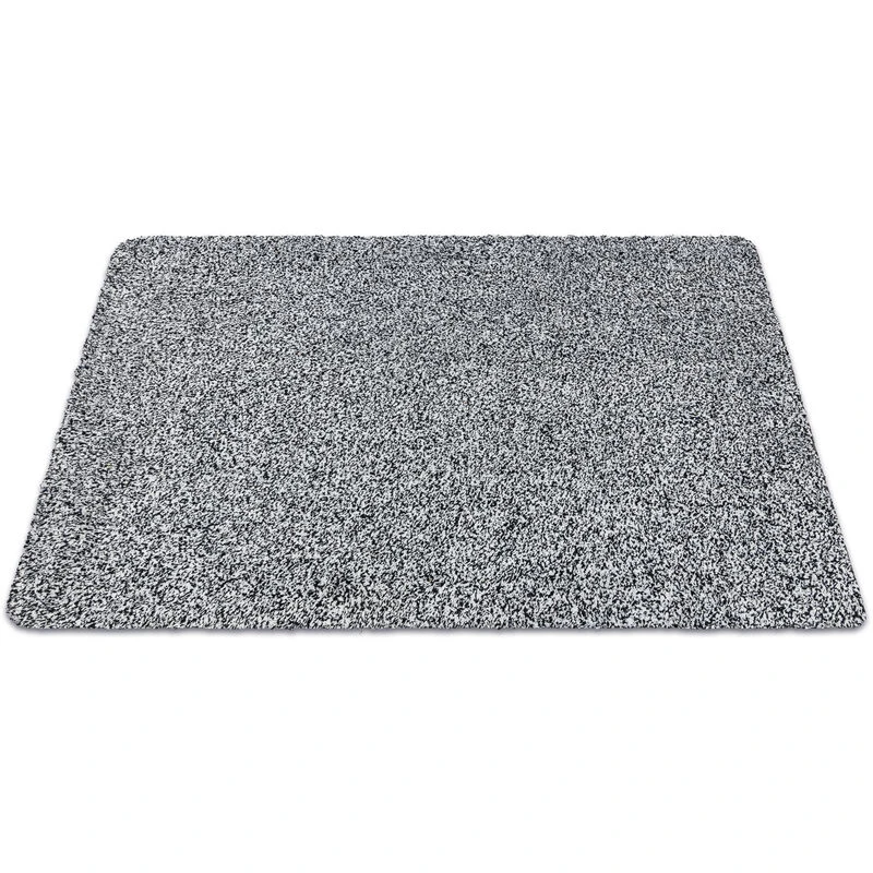 Image of RUGSX Doormat colorado 908 antislip, outdoor, indoor, gum - grey grey 40x60cm CR01_