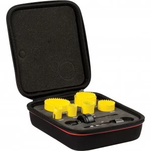 image of Starrett KFC07021 9 Piece Plumbers Hole Saw Set