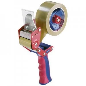 image of tesa Tape dispenser ACK COMFORT 6400 Red, Blue Barrel width (max.): 50 mm Adjustable, Decelerator