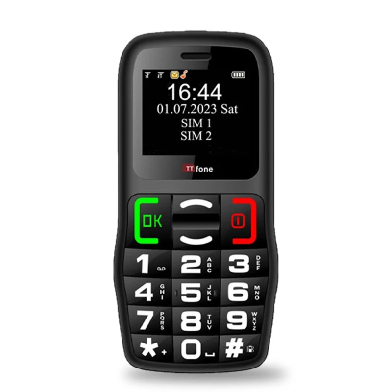 Image of TTfone TTfone TT220 Big Button Mobile with USB Cable - Unlocked, Budget-Friendly