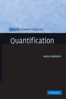 Image of Quantification by Anna Szabolcsi Hardback