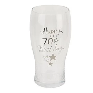 Birthdays by Juliana Beer Glass - 70th Birthday