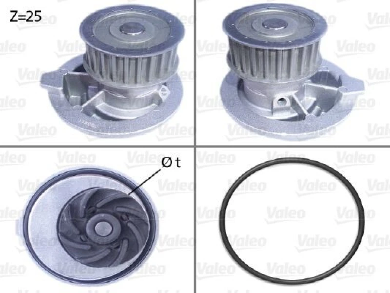 Image of Water pump VALEO 506309