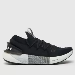 Image of Under Armour Black & White Hovr Phantom 3 Trainers