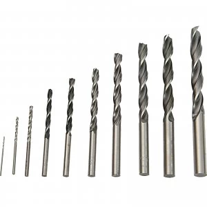 Black and Decker X56043 10 Piece Hi Tech HSS-CNC Metal Drill Bit Set