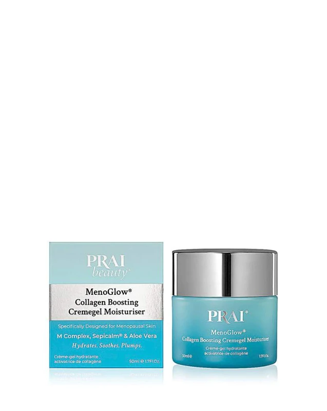 Image of PRAI Beauty Meno Glow Collagen Boosting Creme Gel Moisturiser 50ml
