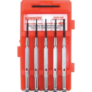 Image of 5-Pce 0.9-2.5MM Hexagon Screwdriver Set