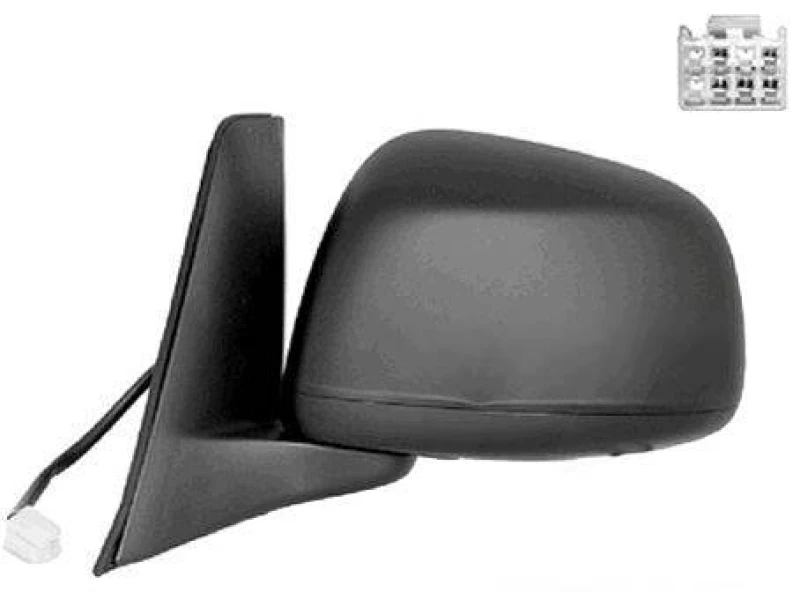 Image of VAN WEZEL 1603817 Wing mirror * HAGUS * Left, Heatable, primed Outside Mirror (50)