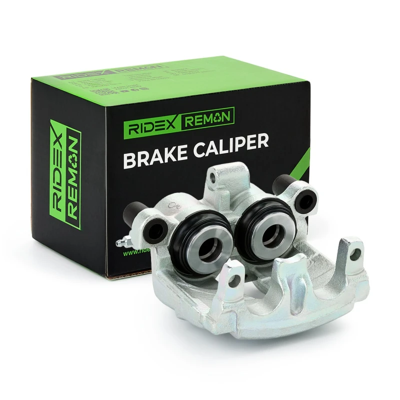 Image of RIDEX REMAN 78B2874R Brake caliper Front Axle Right Grey Cast Iron Brake Caliper (78)