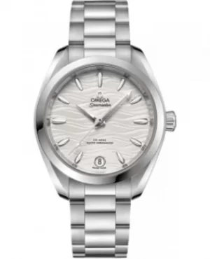 Image of Omega Seamaster Aqua Terra 150m Master Co-Axial Chronometer 34 MM Silver Dial Stainless Steel Womens Watch 220.10.34.20.02.002 220.10.34.20.02.002