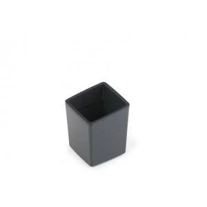 Image of Durable Coffee Point Bin Small Recycling Container Charcoal 338858