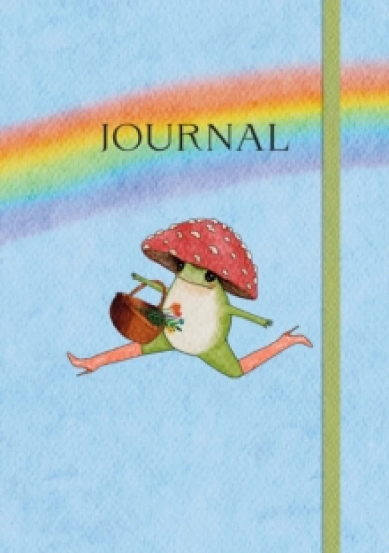 Image of The Little Frog Journal : A Beautiful 160-Page Lined Journal Featuring the Internets Beloved Mushroom Frog, from the Artist Maybell Eequay Paperback /