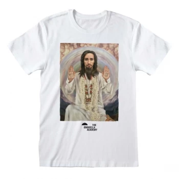 Image of Umbrella Academy - Klaus Portrait Unisex XX-Large T-Shirt - White