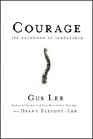 Image of courage the backbone of leadership