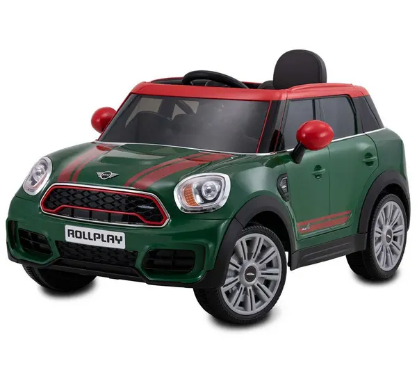 image of ROLLPLAY Mini Countryman Kids Electric Ride-On Car - Green