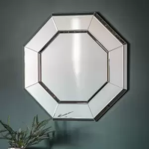 Image of Gallery Interiors Vienna Mirror / Silver / Rectangle