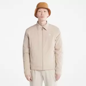 Image of Timberland Mens Stratham Winter Bomber Jacket In Beige Beige, Size M