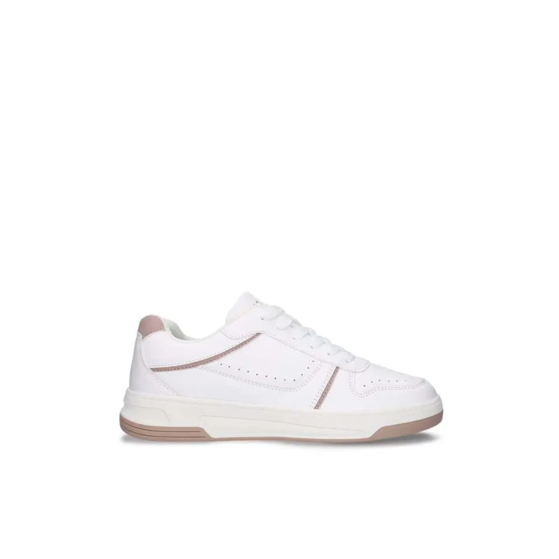 Image of Nae Vegan Shoes Womens lace-up Trainers Nae Vegan Shoes Dara Blanc Female 36