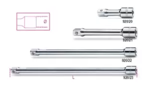 image of Beta Tools 920/23 1/2" Square Drive Extension Bar 375mm 009200827