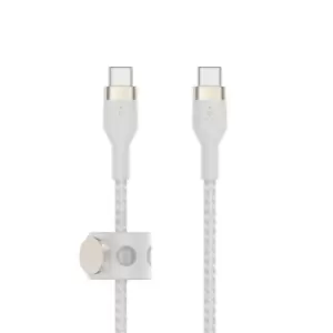 Image of Belkin BOOSTCHARGE PRO Flex USB cable 1m USB 2.0 USB C White