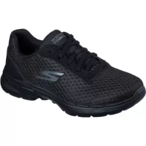 Image of Skechers Womens GOwalk 6 Iconic Vision Lace Up Trainers UK Size 4 (EU 37)